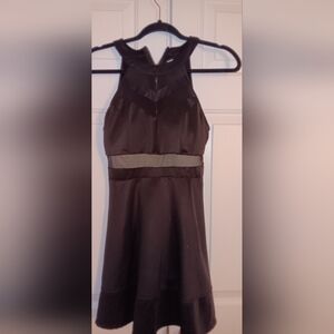 Emerald Sundae Black Mini Dress